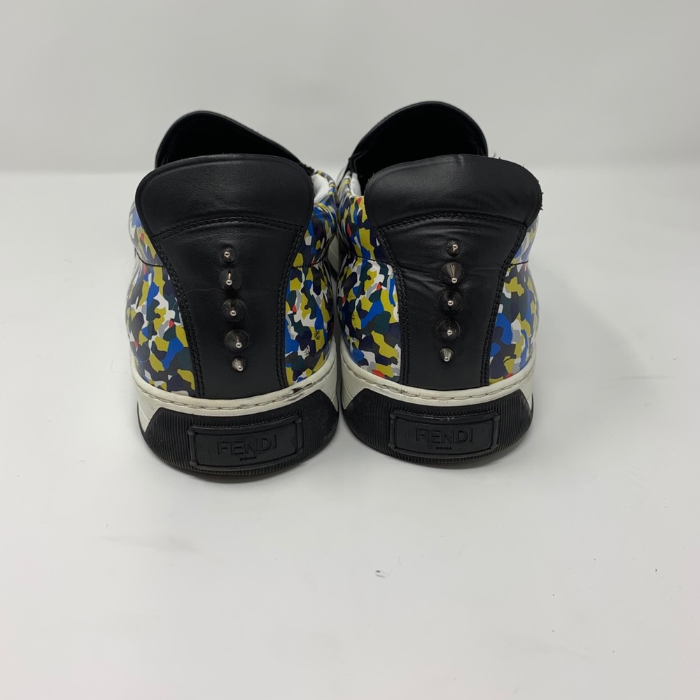 Authentic Fendi Monster Calfskin Slip-Ons - Picture 5 of 8